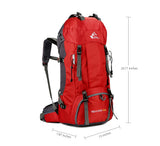 Free Knight 60L Waterproof Backpack w/ Rain Cover