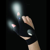 LED Finger less Gloves