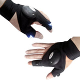 LED Finger less Gloves