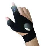 LED Finger less Gloves
