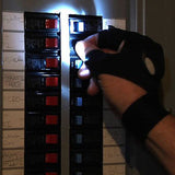 LED Finger less Gloves