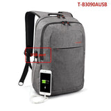 (USB) Anti-Theft Waterproof Backpack With Laptop compartment