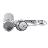 Mini clip on LED flashlight