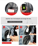 (USB) Anti-Theft Waterproof Backpack With Laptop compartment